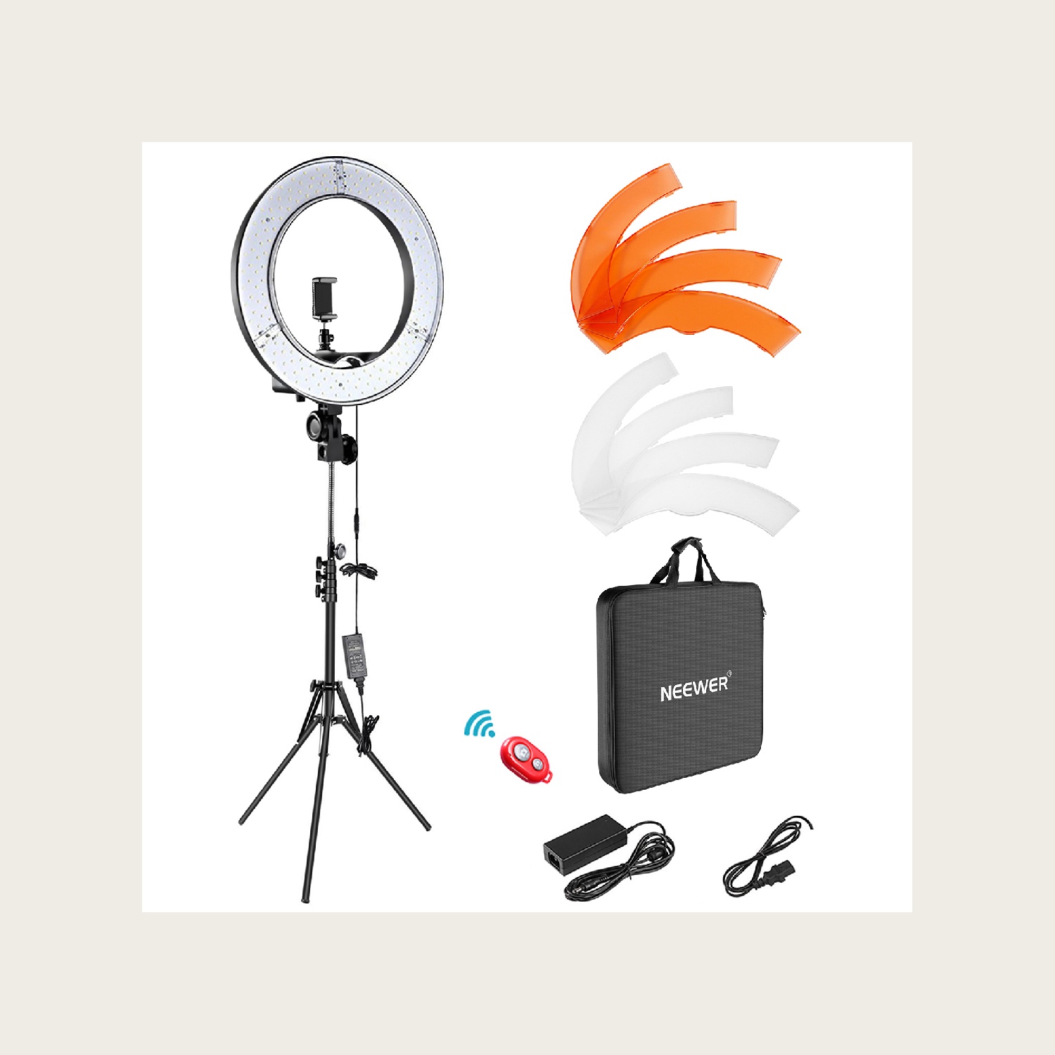 Photography Lighting Kit Neewer - NEEWER RL‑18 18 Inch 55W 5600K