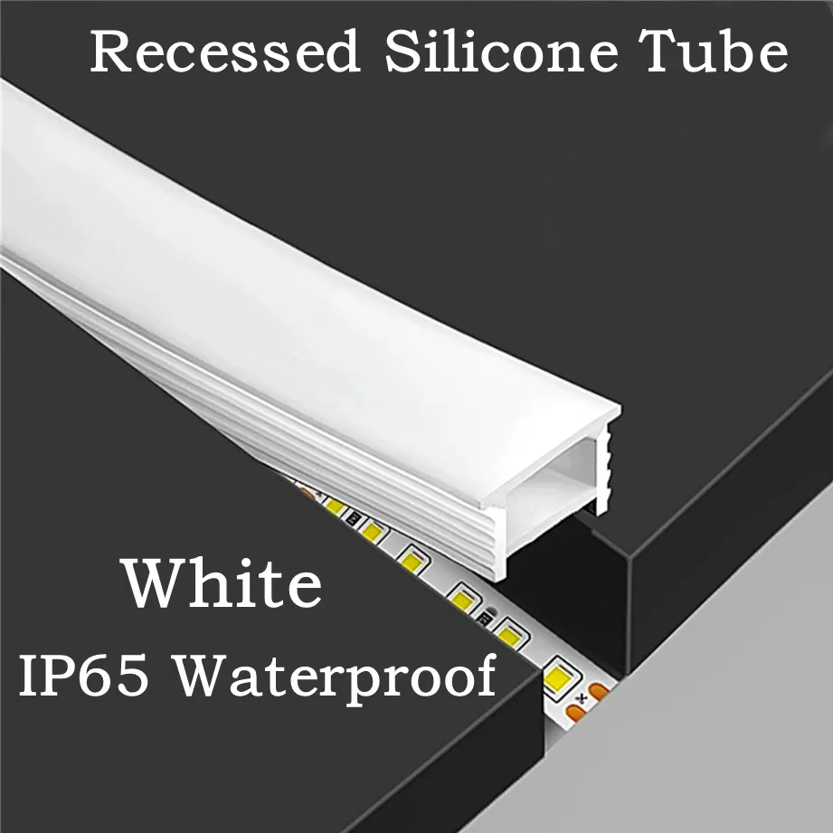 Diffusion Material Roll - Tabung Silikon Putih Tersembunyi Lampu Neon