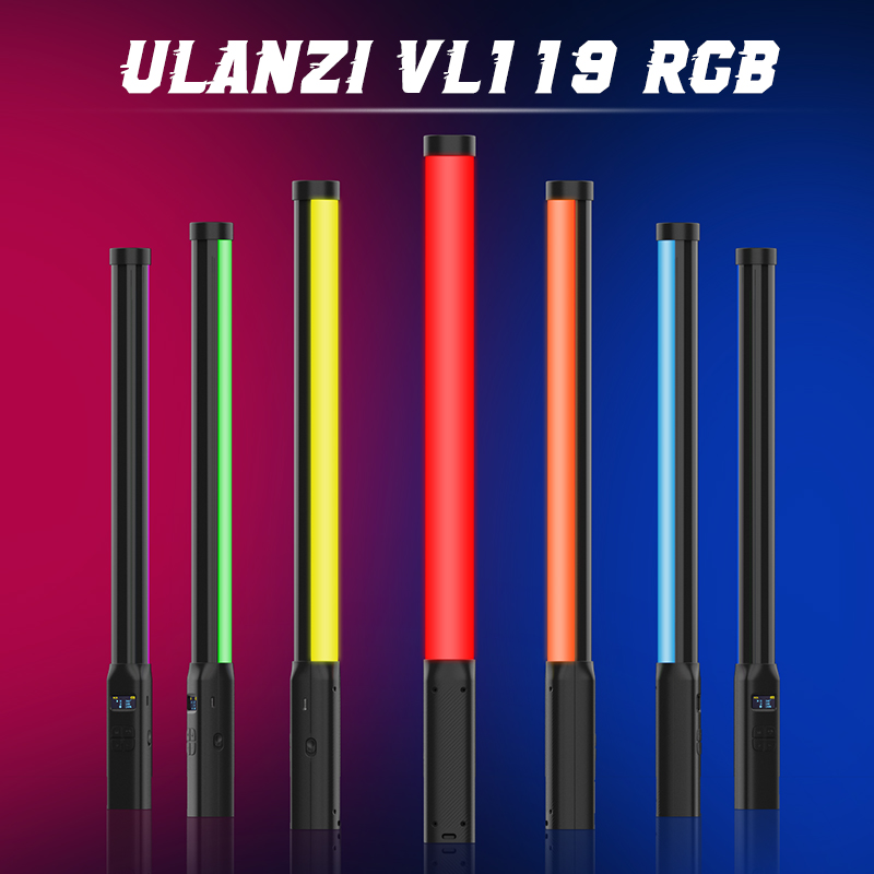 Photography Lighting Wand - Ulanzi VL119 Lampu Stik Warna-warni RGB