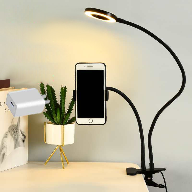 Photography Lighting Wand - Dudukan Ponsel Fleksibel Universal dengan Lampu