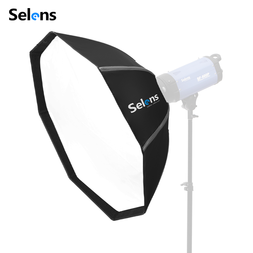 Photography Umbrella Lighting Setup - Selens 82/105cm Payung Softbox + Bowens
