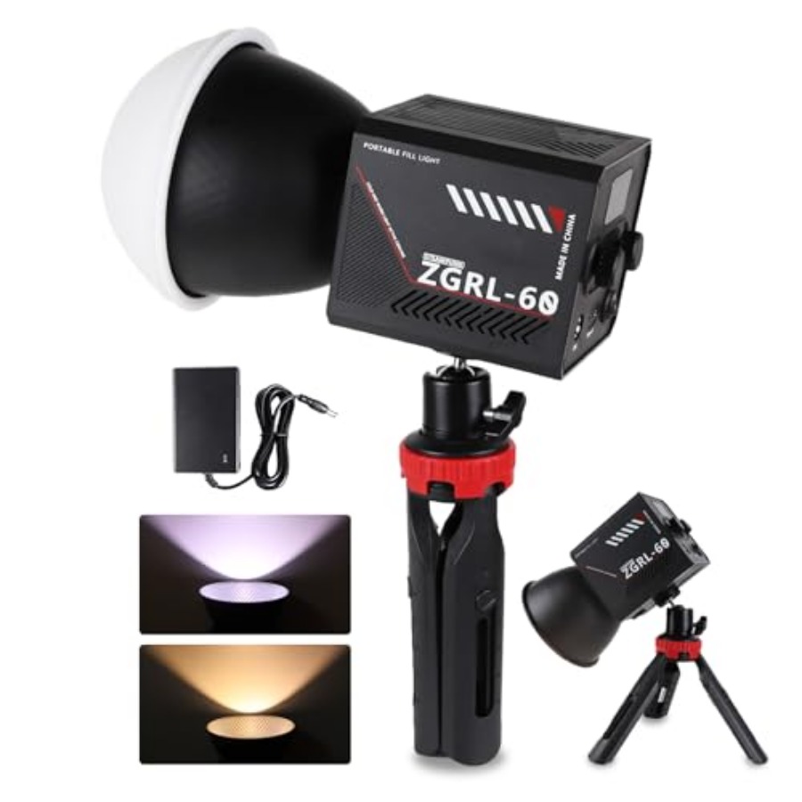 Photography Lighting Led - Lampu Video LED COB 60W Portabel