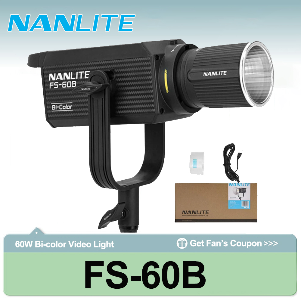 Photography Lighting Outdoor - Lampu Sorot Bi-color Nanlite FS-60B 70W