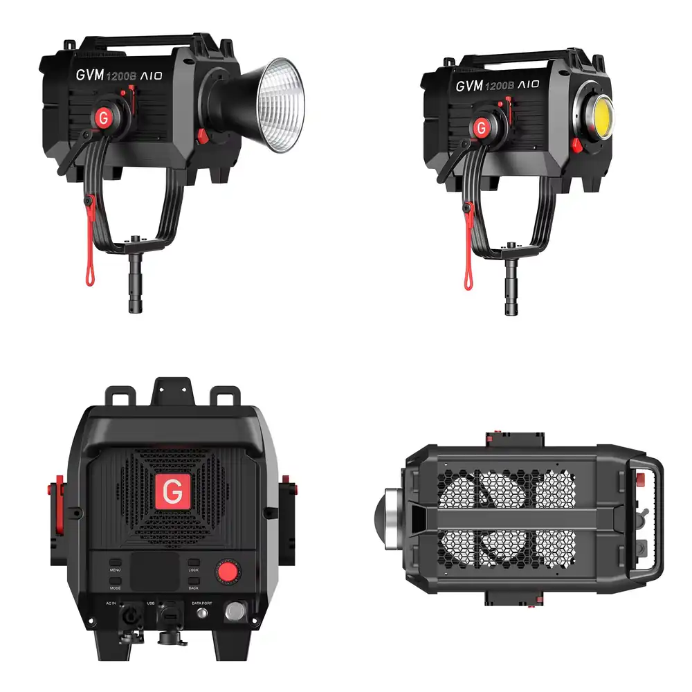 Photography Lighting Led - GVM SD1200B AIO 1200W Lampu Sorot