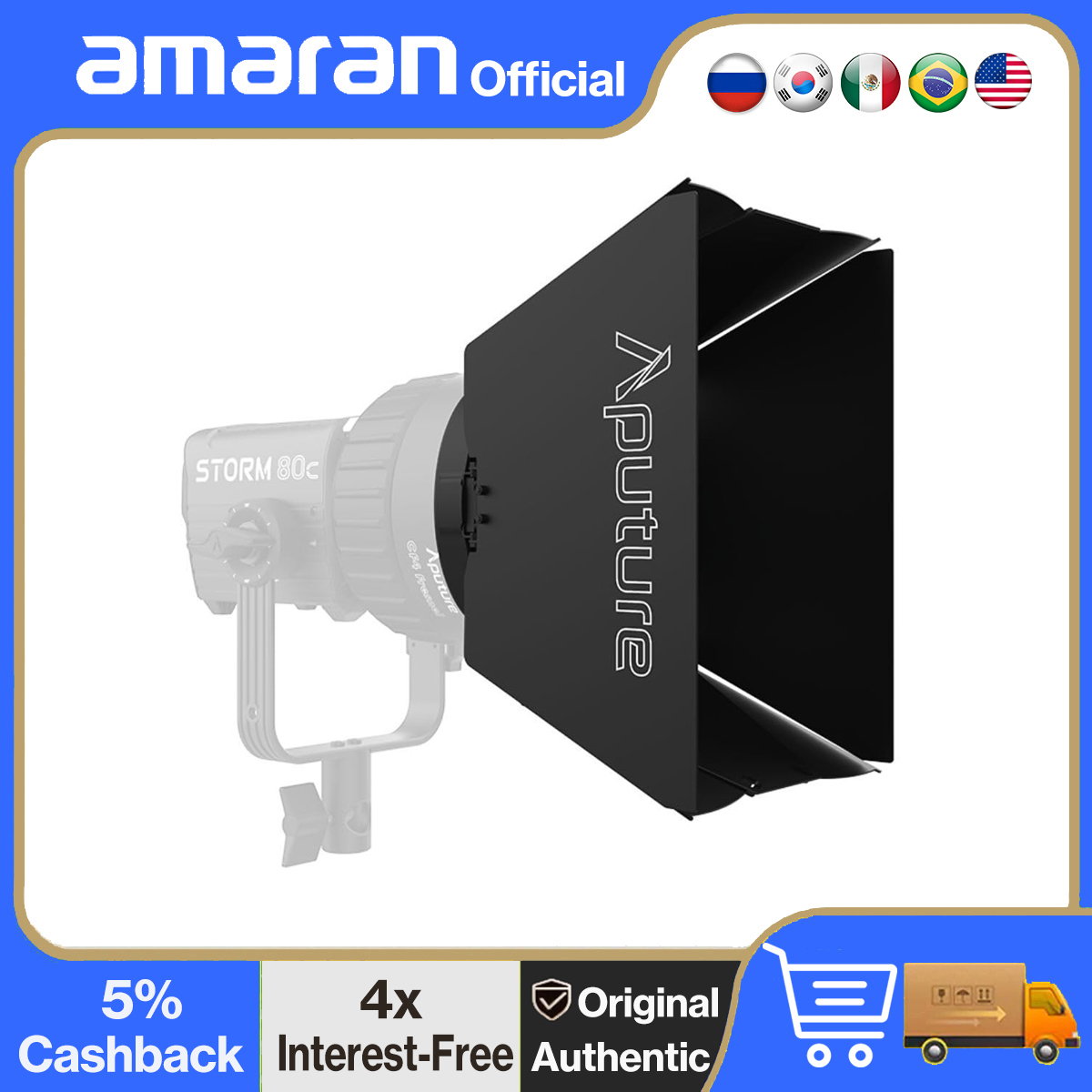 Fresnel Lens Attachment - Aputure pintu gudang CF4 untuk CF4