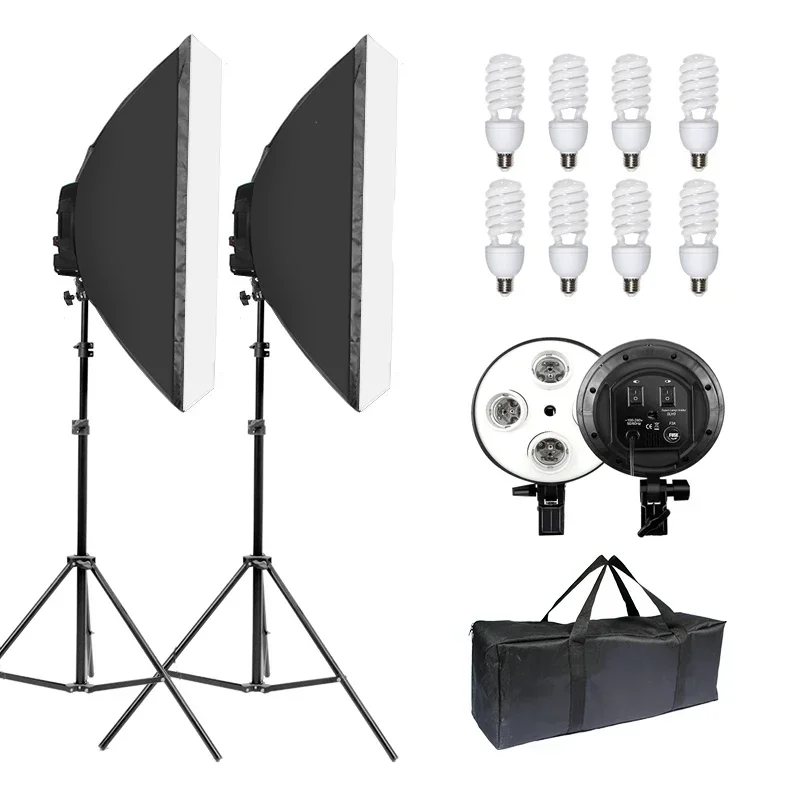Photography Lighting For Portraits - Kit Pencahayaan Studio Fotografi dengan dudukan