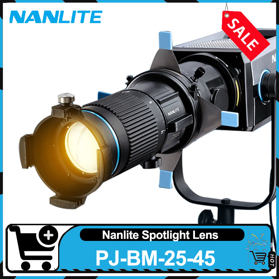 Fresnel Lens Attachment - Aksesoris Fotografi Nanlite PJ-BM-25-45 Bowens Mount