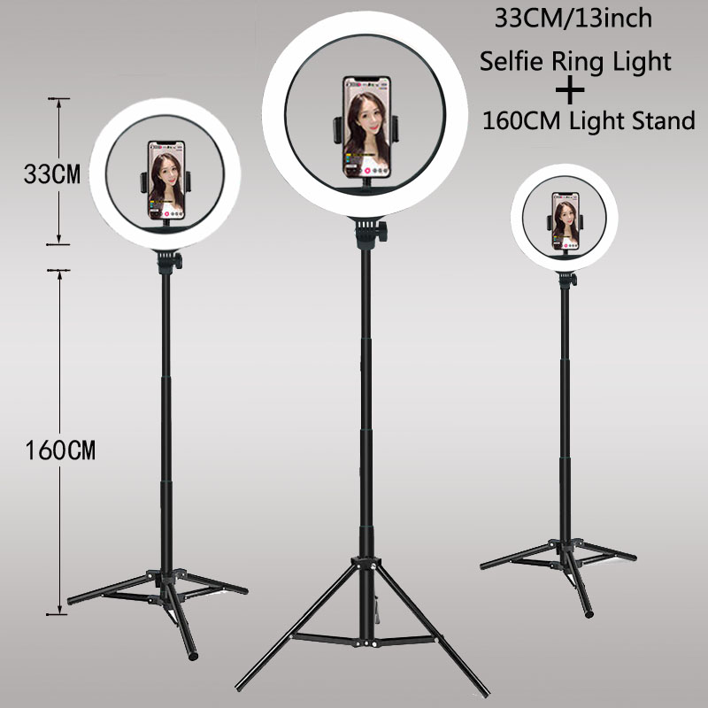 Photography Lighting With Umbrella - Lampu Ring LED 26 33CM dengan