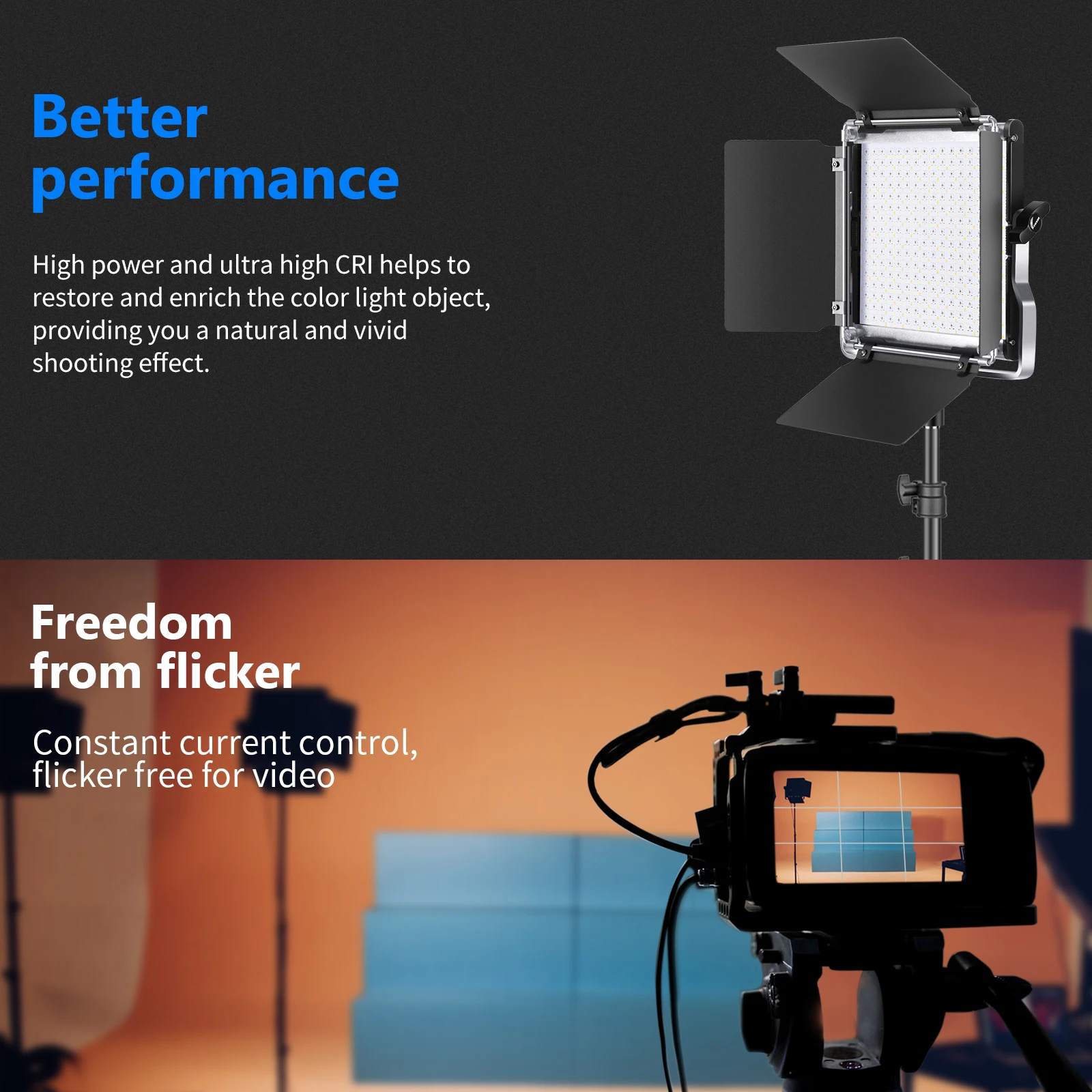 Lampu LED RGB Neewer 660 Denga - Photography Lighting Kit Neewer ulasan dan harga
