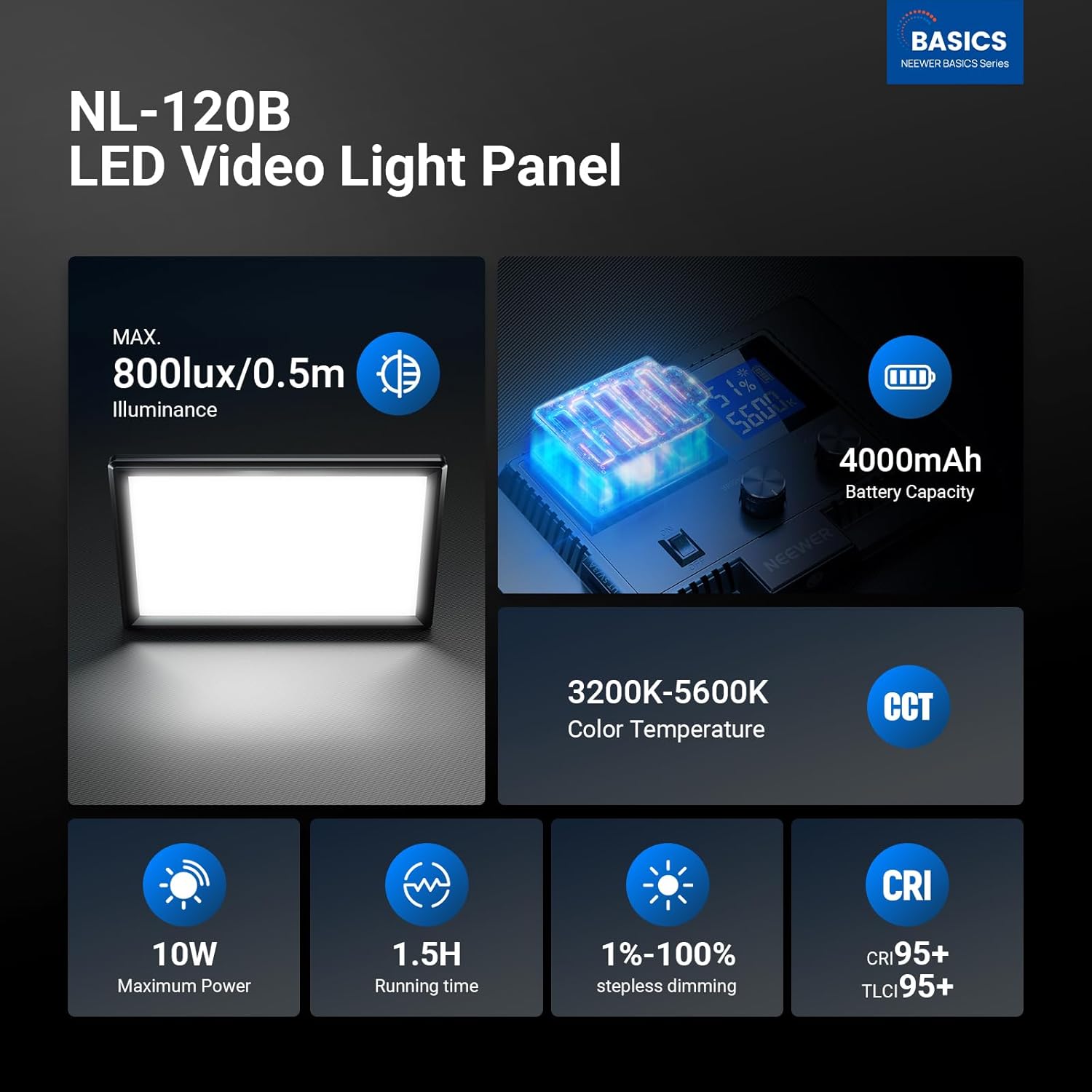 Panel Lampu LED NEEWER Basics  - Photography Lighting Kit Neewer ulasan dan harga