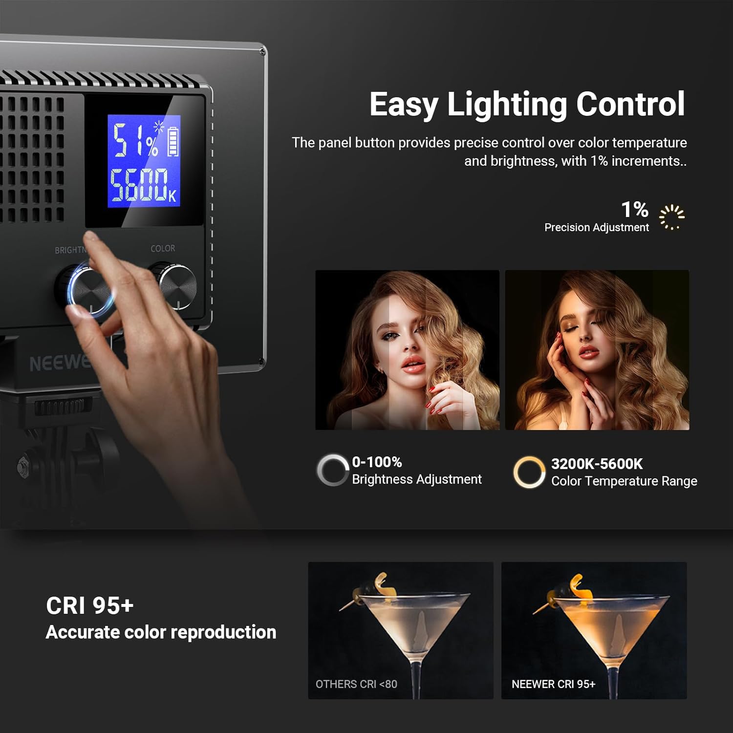 Panel Lampu LED NEEWER Basics  - Photography Lighting Kit Neewer ulasan dan harga
