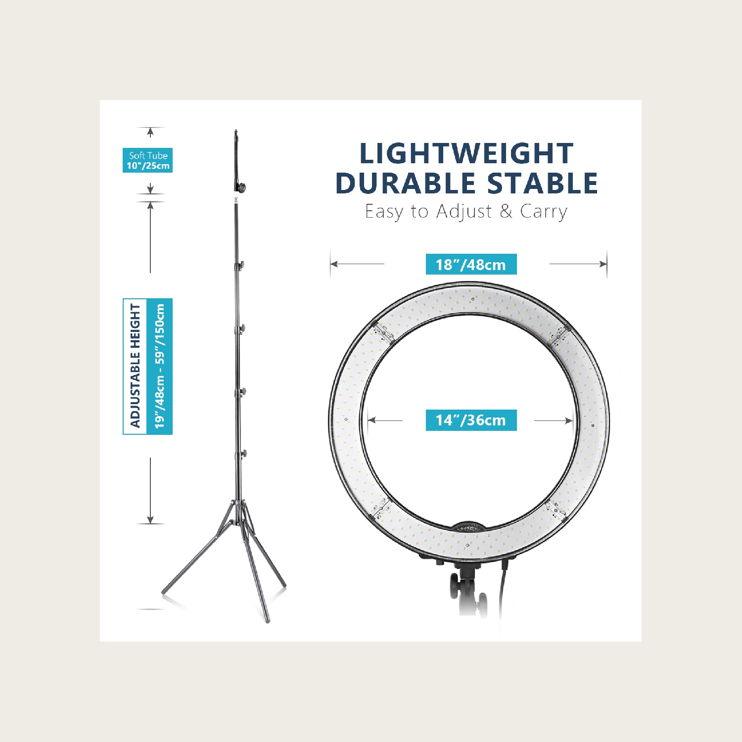 NEEWER RL‑18 18 Inch 55W 5600K - Photography Lighting Kit Neewer ulasan dan harga