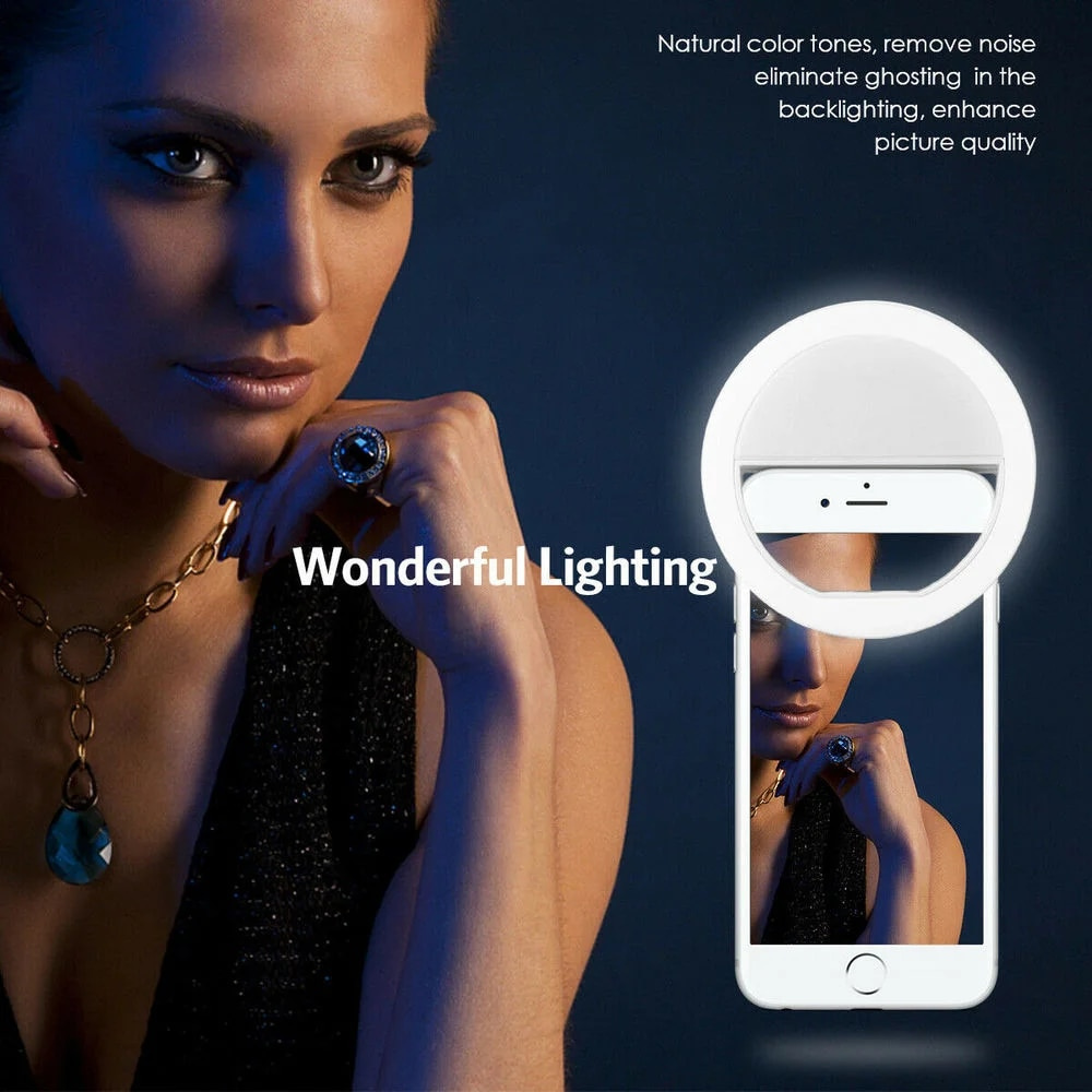 Lampu Selfie LED Isi Ulang USB - Photography Lighting Led ulasan dan harga