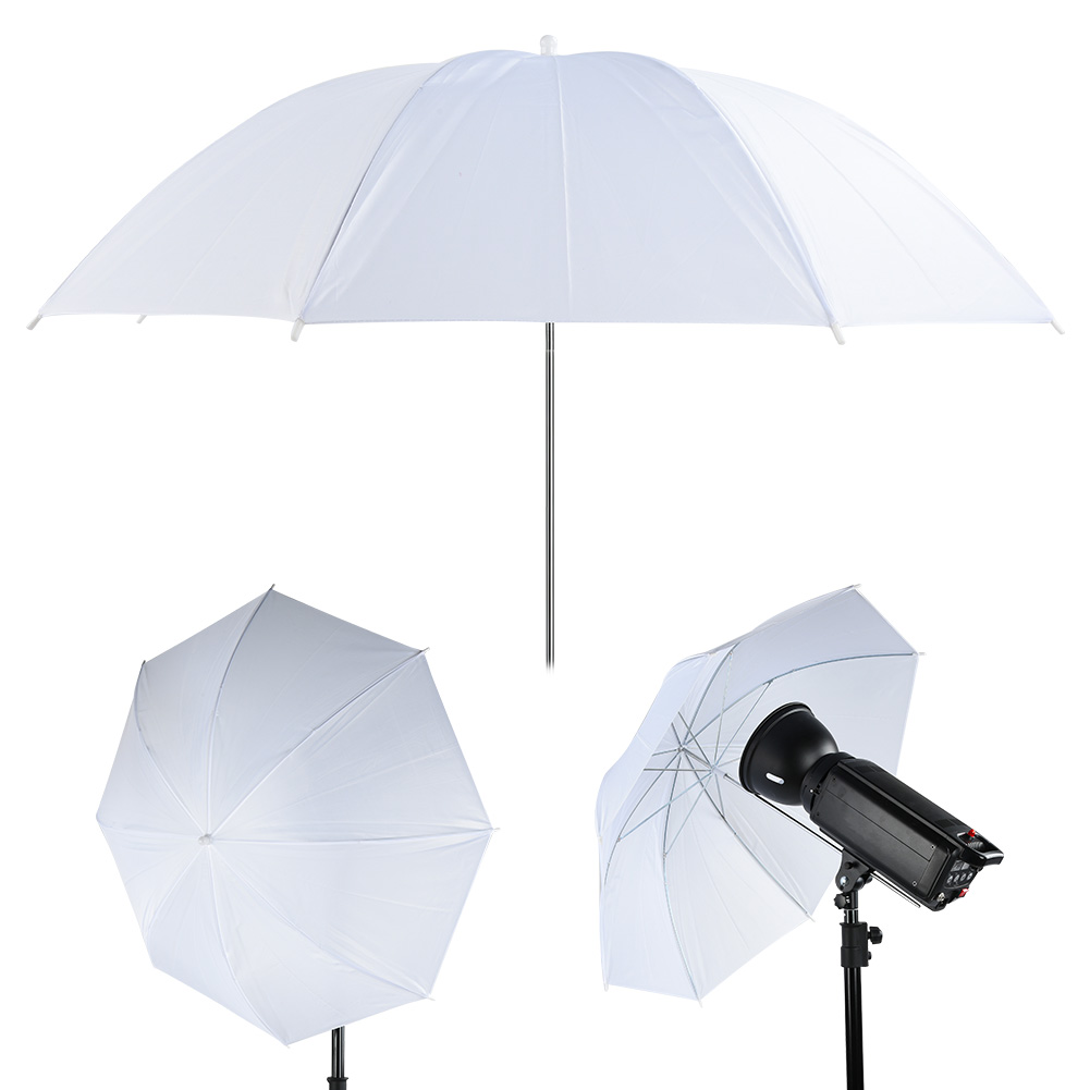 Payung Lembut Putih Transparan - Photography Lighting With Umbrella ulasan dan harga