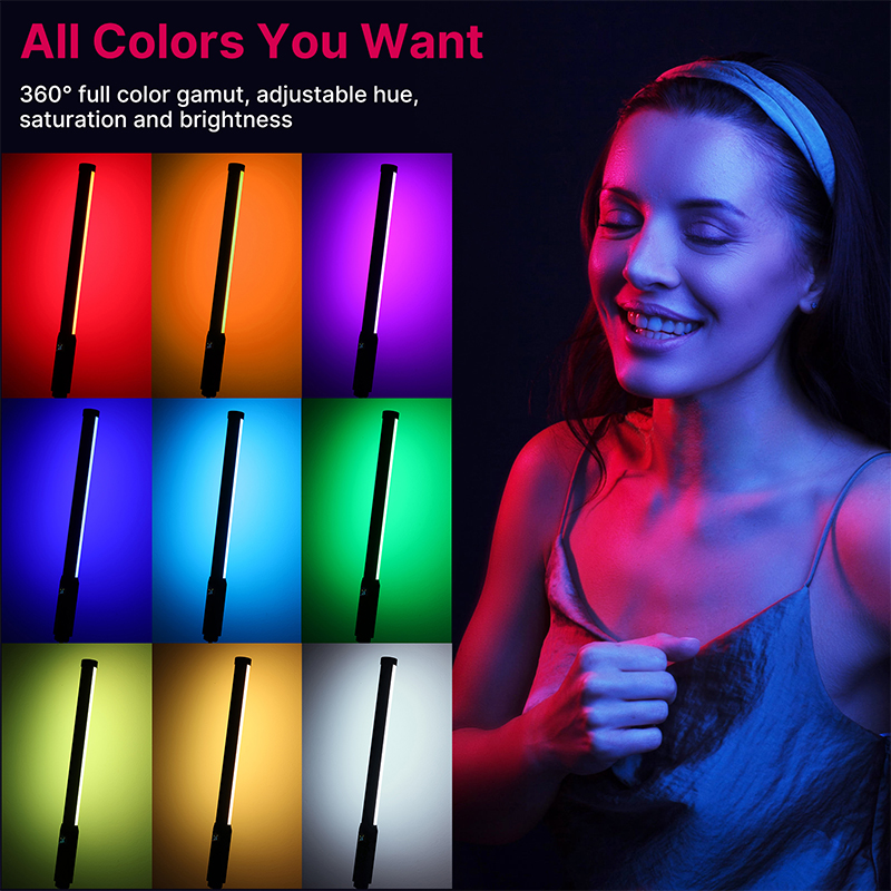 Ulanzi VL119 Lampu Stik Warna- - Photography Lighting Wand ulasan dan harga