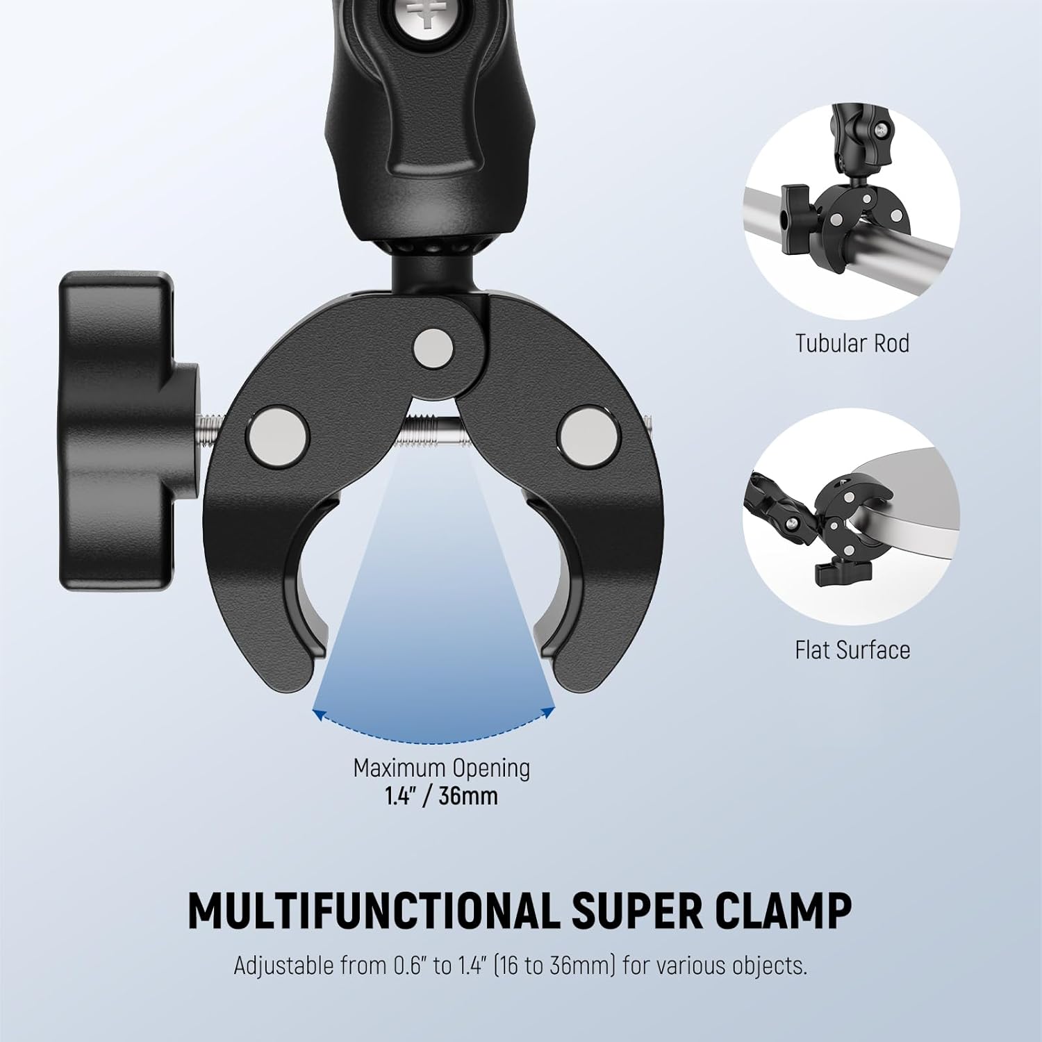 NEEWER Double Super Clamp Moun - Photography Lighting Kit Neewer ulasan dan harga