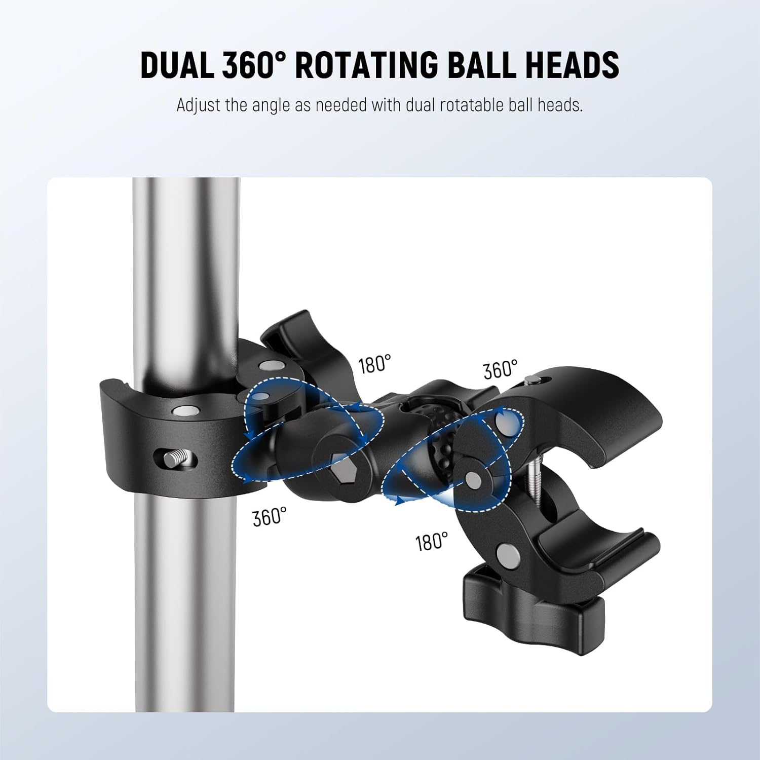 NEEWER Double Super Clamp Moun - Photography Lighting Kit Neewer ulasan dan harga