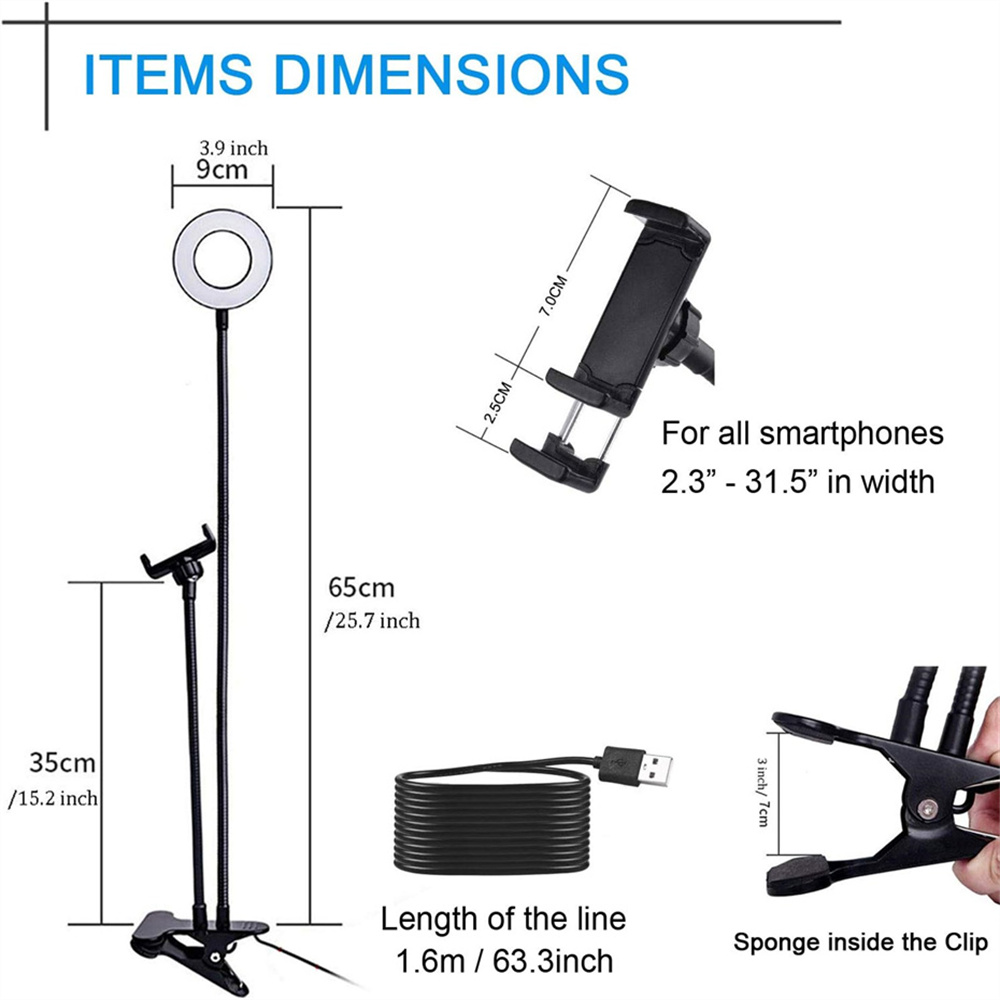 Dudukan Ponsel Fleksibel Unive - Photography Lighting Wand ulasan dan harga