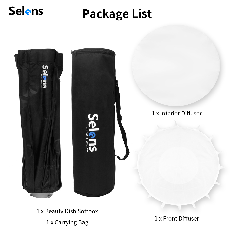 Selens 85Cm Payung Radar Softb - Photography Lighting With Umbrella ulasan dan harga