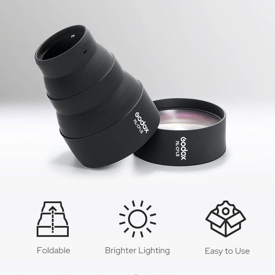 Aksesori Fotografi Godox ML-CF - Fresnel Lens Attachment ulasan dan harga
