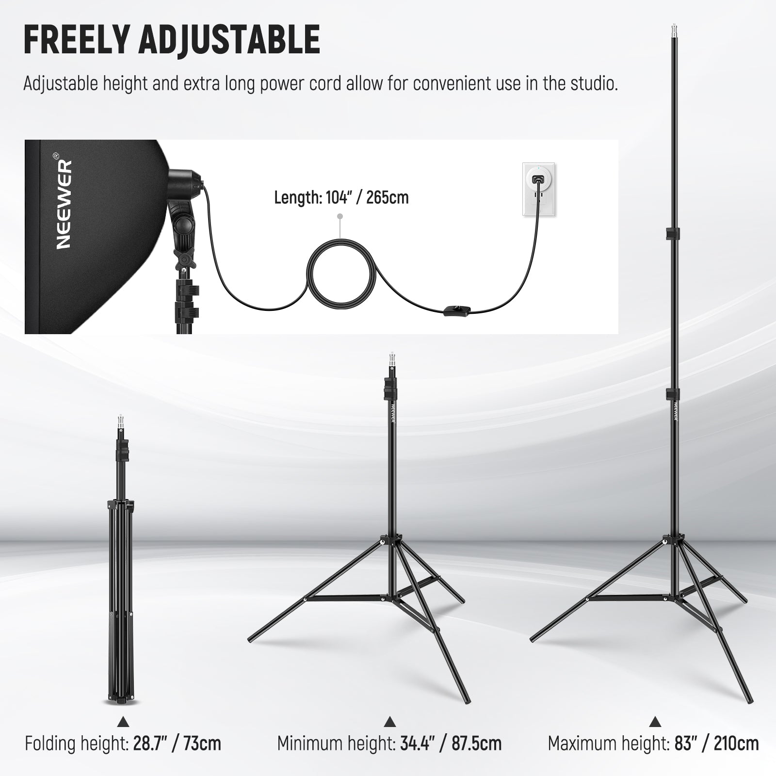 2025 Neewer 700W Softbox Profe - Photography Lighting Kit Neewer ulasan dan harga