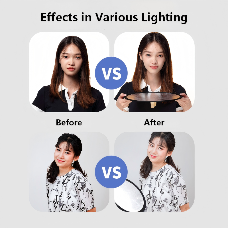 Panel Lampu Lipat Portabel Ref - Photography Video Lighting Kit ulasan dan harga