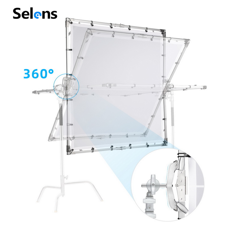 Selens Layar Cahaya Lembut Lip - Photography Video Lighting Kit ulasan dan harga