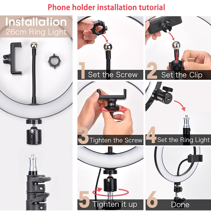 Lampu Video 16/26/33cm Selfie  - Photography Lighting Wand ulasan dan harga