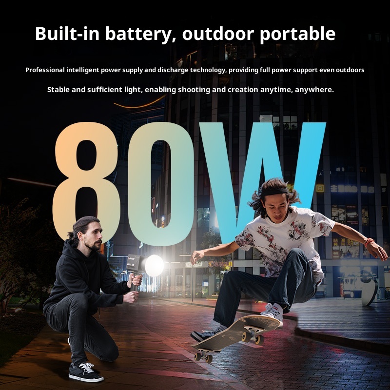 Lampu Video LED COB ZGRL80 80W - Photography Lighting Outdoor ulasan dan harga