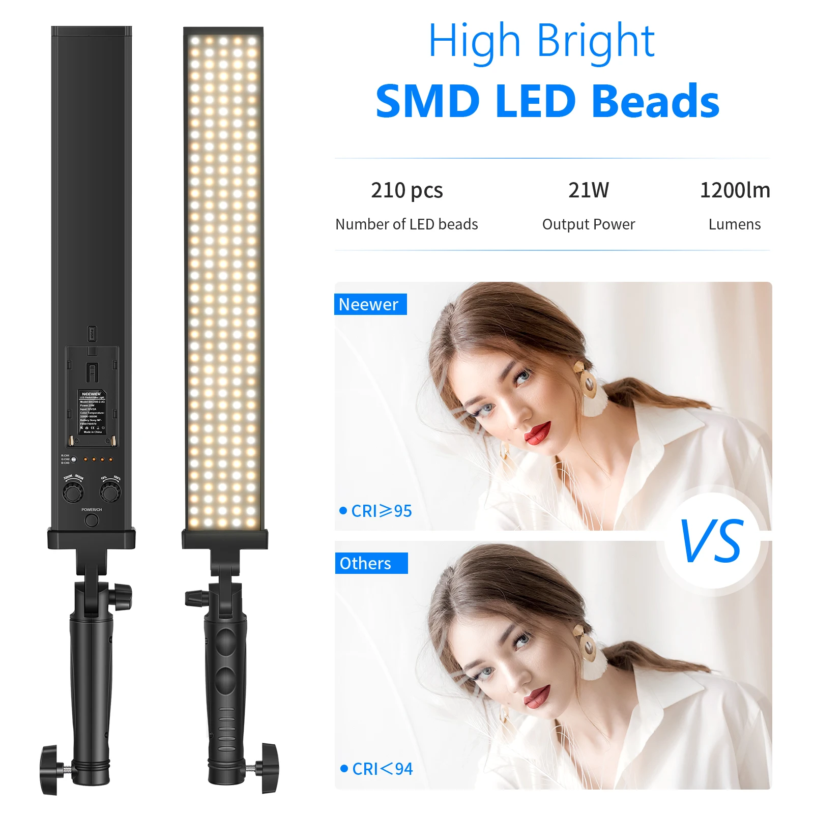 Neewer 3 Paket Lampu LED Stick - Photography Lighting Kit Neewer ulasan dan harga