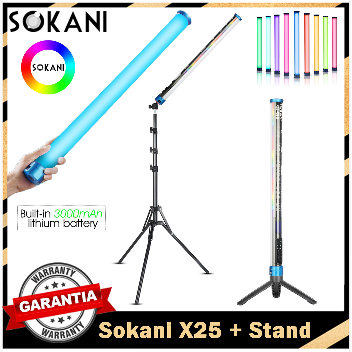 Sokani X25 RGB Lampu Video LED - Photography Lighting Wand ulasan dan harga