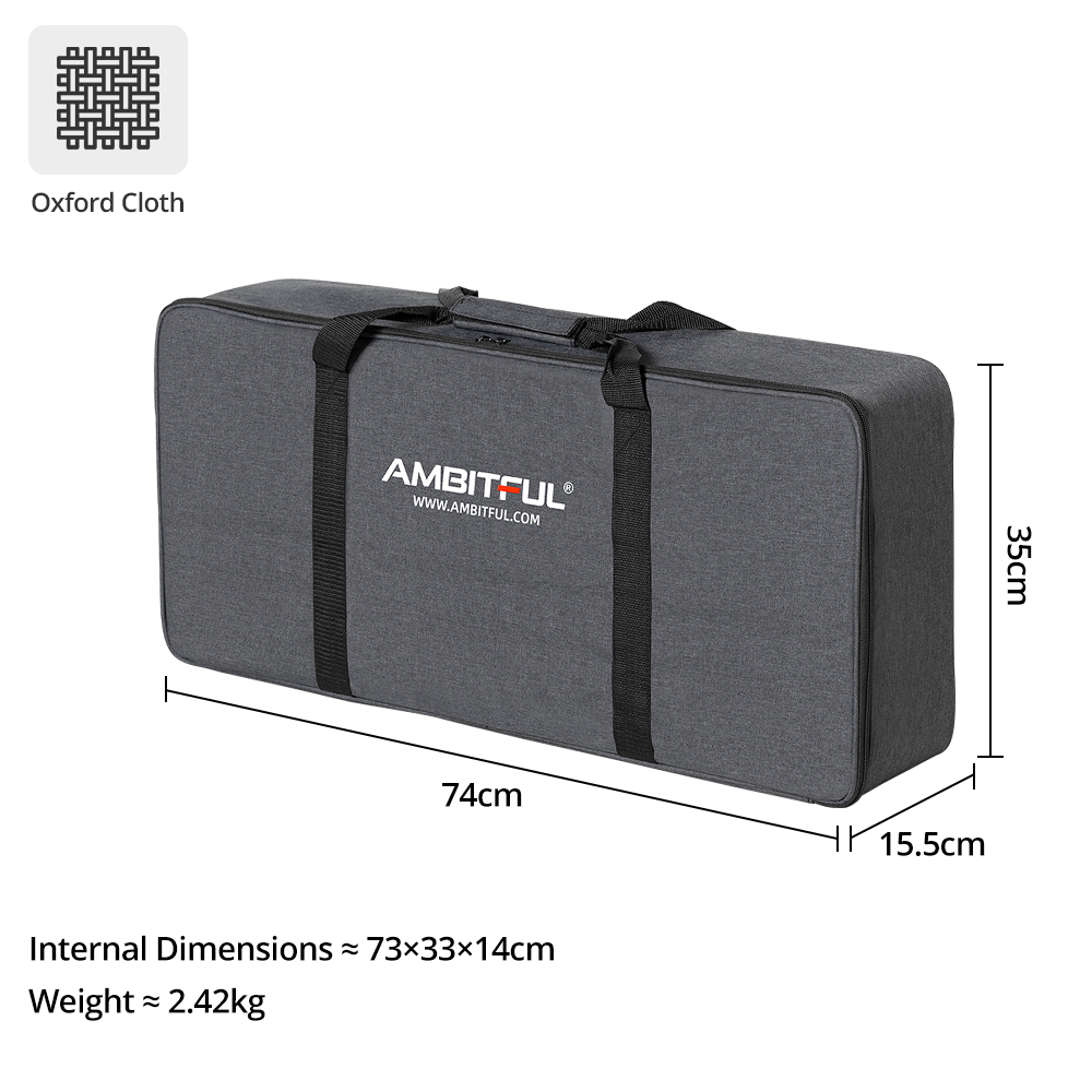 Tas Jinjing Portabel AMBITFUL  - Photography Video Lighting Kit ulasan dan harga