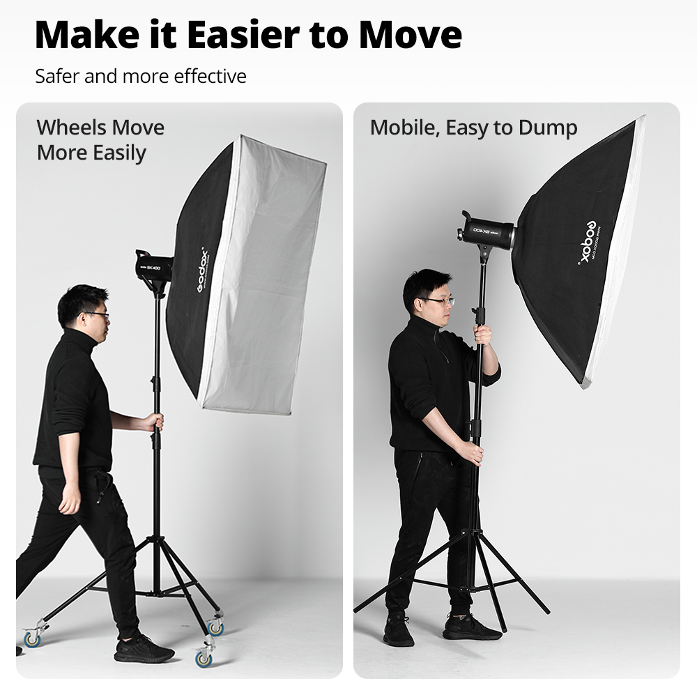 Set Roda Putar C-Stand AMBITFU - Photography Video Lighting Kit ulasan dan harga