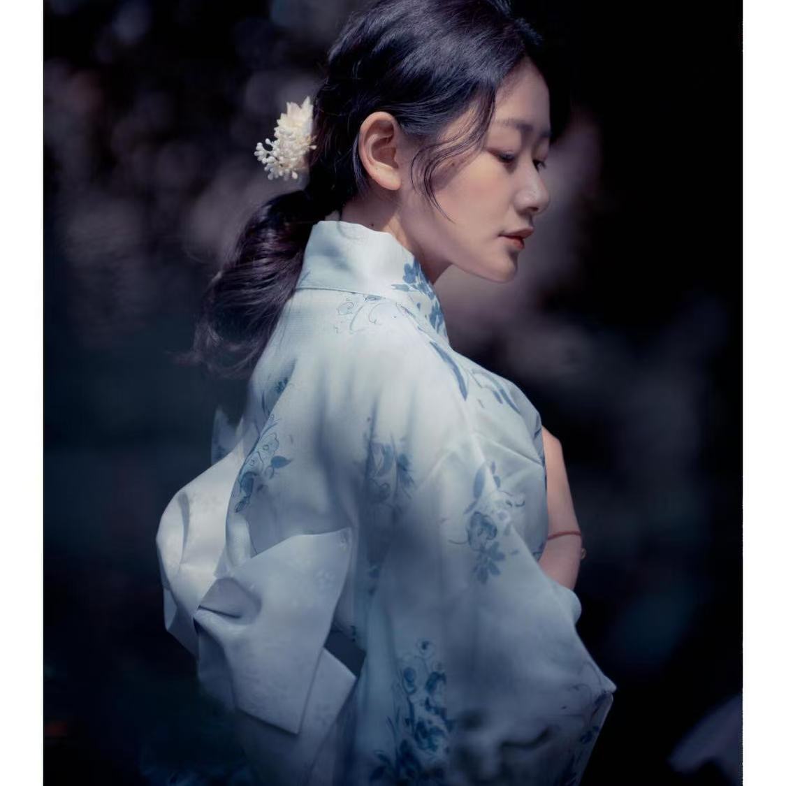 Kimono Biru Muda Pakaian Tradi - Photography Lighting For Clothing ulasan dan harga