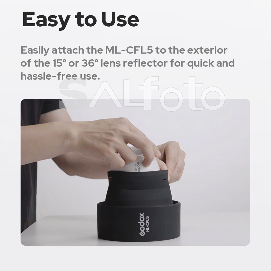 Aksesori Fotografi Godox ML-CF - Fresnel Lens Attachment ulasan dan harga
