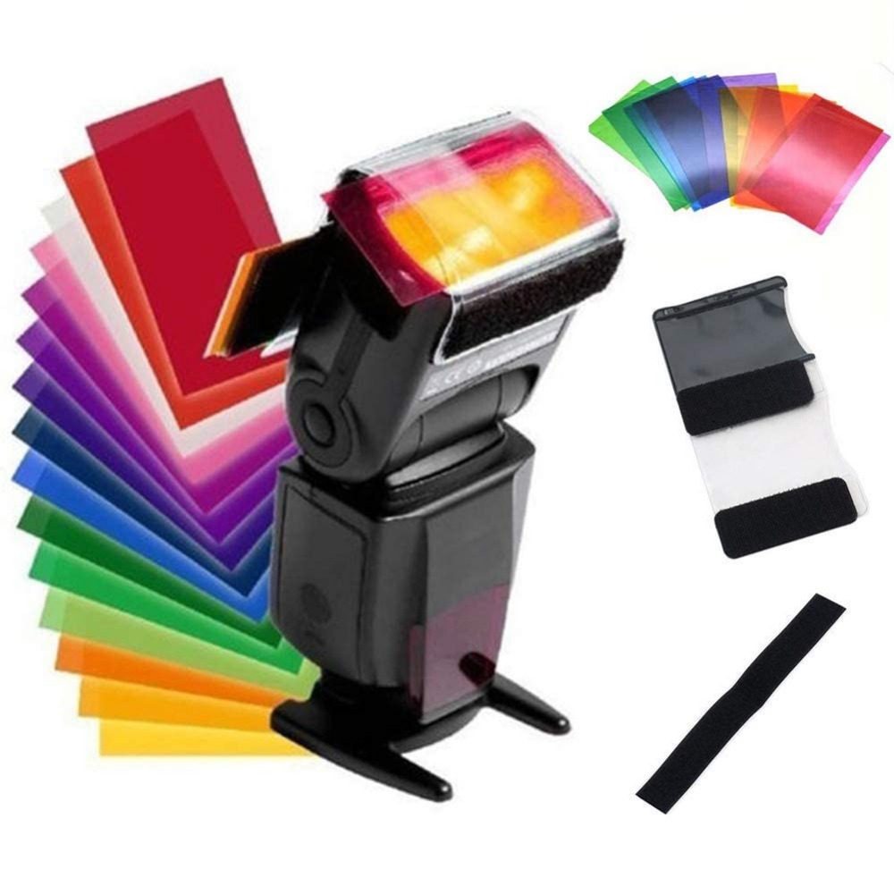 Kit Filter Pencahayaan Gel Fla - Photography Video Lighting Kit ulasan dan harga