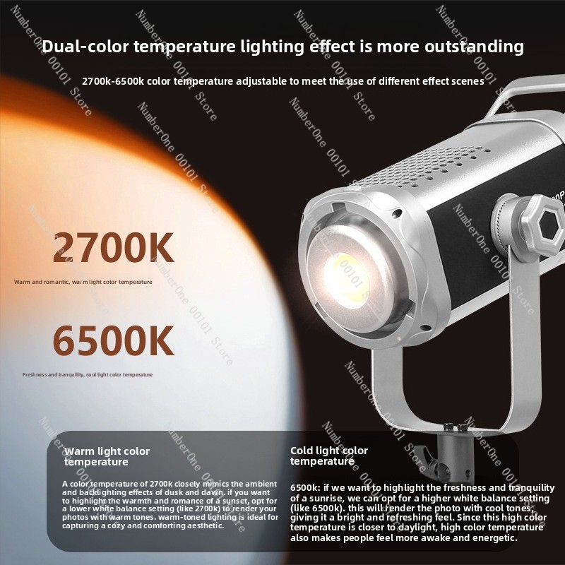 Lampu Fotografi COB 300W Suhu  - Photography Lighting For Portraits ulasan dan harga