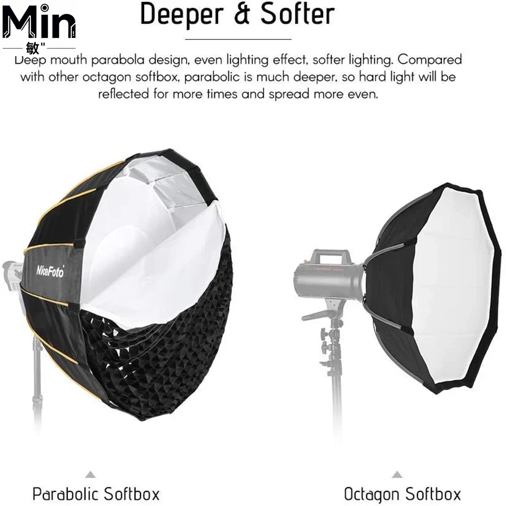 Softbox Payung Parabola Lipat  - Photography Umbrella Lighting Setup ulasan dan harga