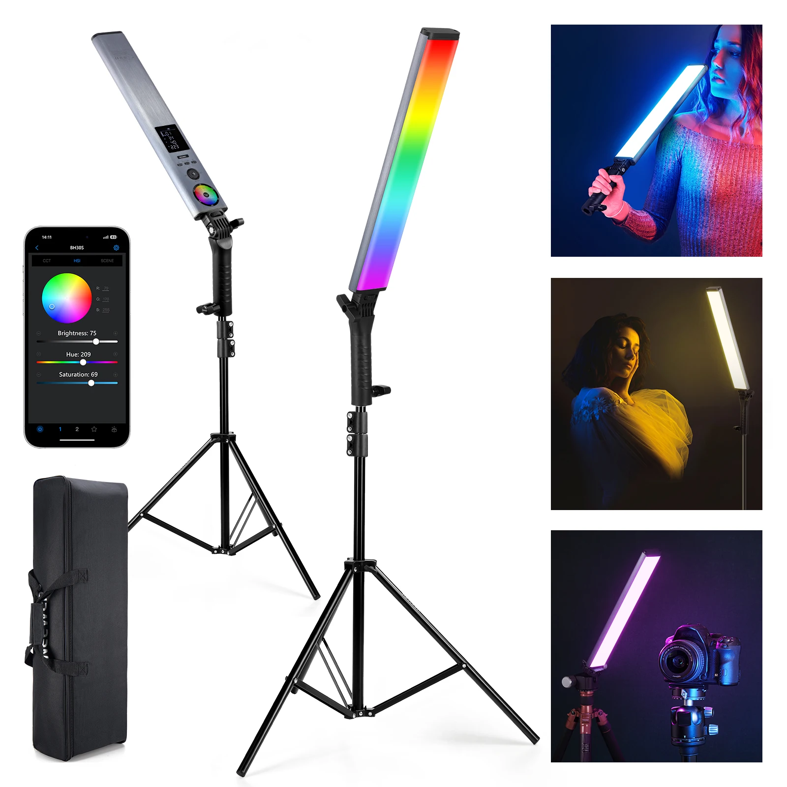 NEEWER Lampu Video LED RGB Int - Photography Lighting Kit Neewer ulasan dan harga