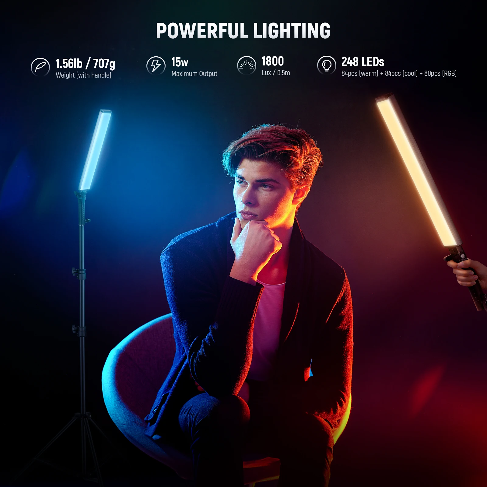 NEEWER Lampu Video LED RGB Int - Photography Lighting Kit Neewer ulasan dan harga