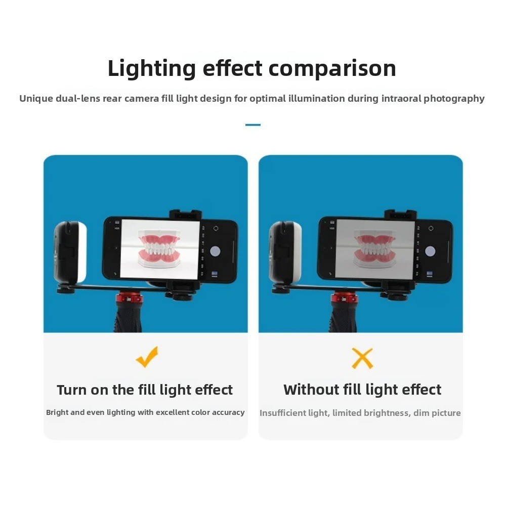 Lampu Fotografi Gigi, Flash LE - Photography Video Lighting Kit ulasan dan harga