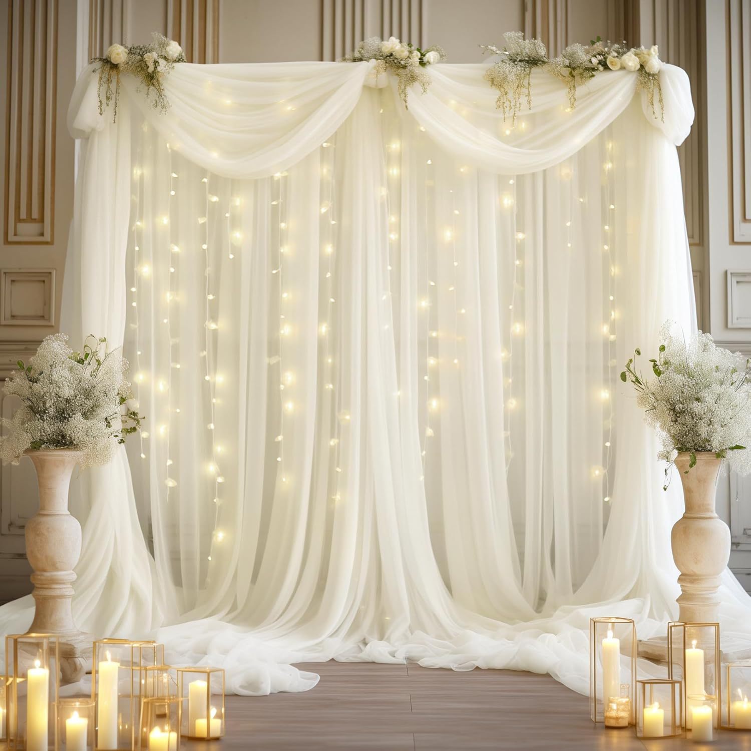 1 Pak Set Latar Belakang Tulle - Photography Video Lighting Kit ulasan dan harga