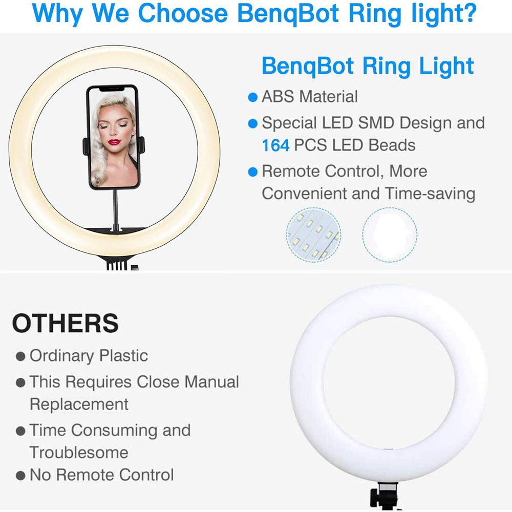 Lampu Ring LED 26 33CM dengan  - Photography Lighting With Umbrella ulasan dan harga