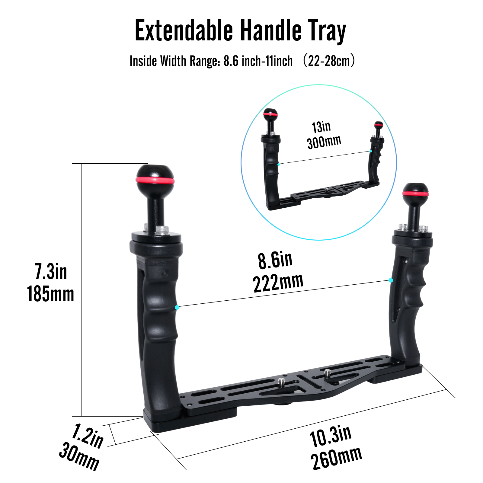 Set Fotografi Diving Nitescuba - Photography Video Lighting Kit ulasan dan harga