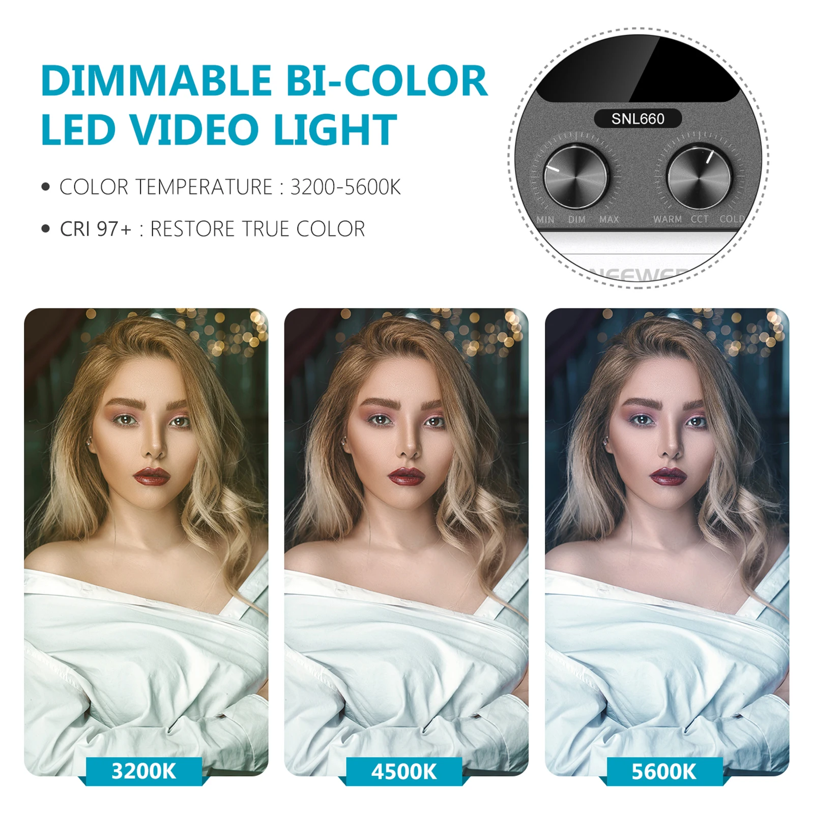 Neewer 660 Lampu Video LED 40W - Photography Lighting Kit Neewer ulasan dan harga